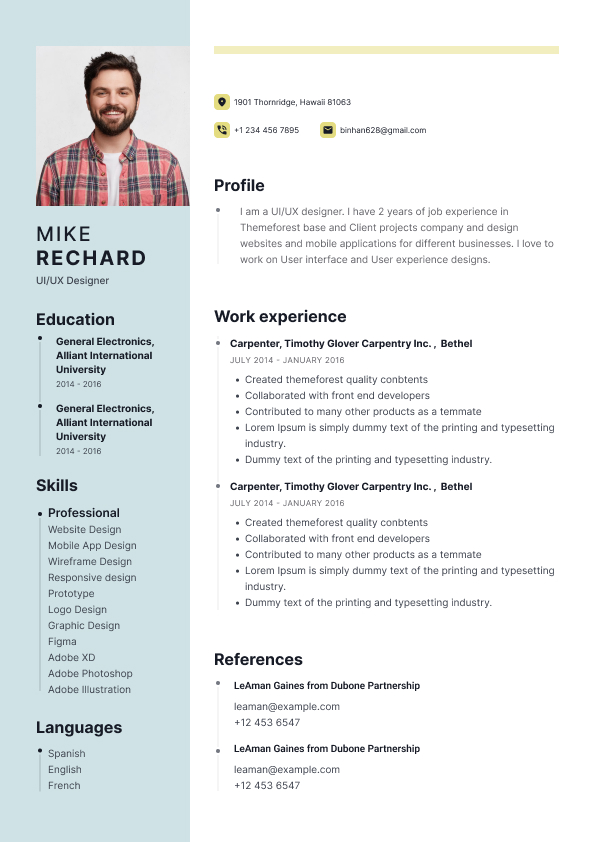 Resume Template Summit